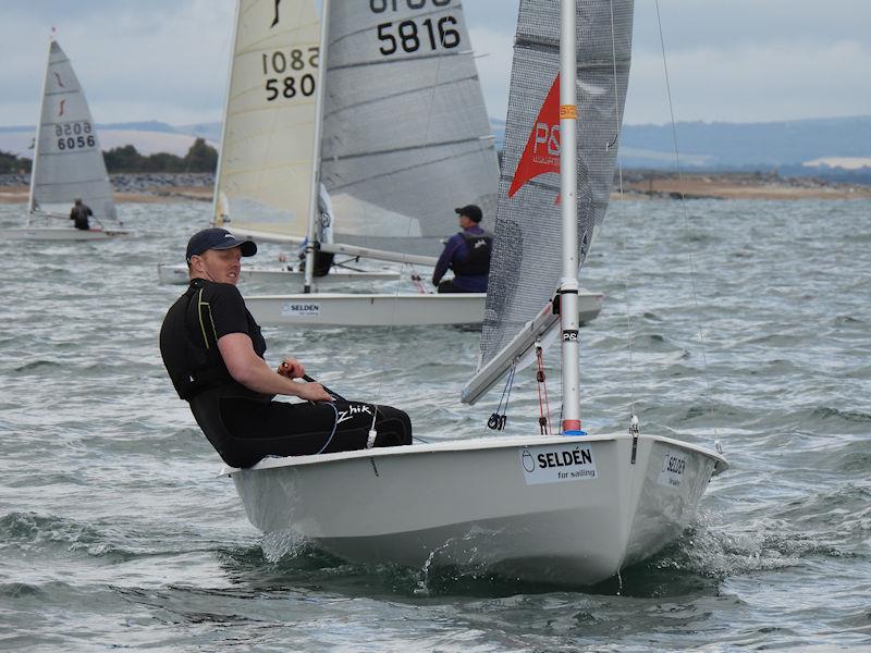 Selden Solo Nationals at Hayling Island Day 2 - Oliver Davenport wins race 3 - photo © Will Loy