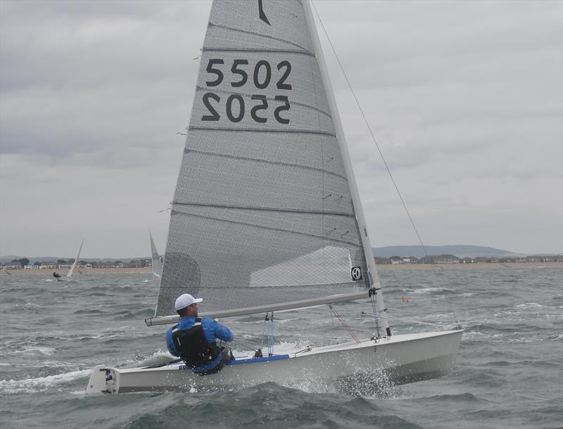 Robert Gullan works the HD Sails/Selden D  Winder 1 downhill at the Selden Solo Nationals at Hayling Island - photo © Will Loy