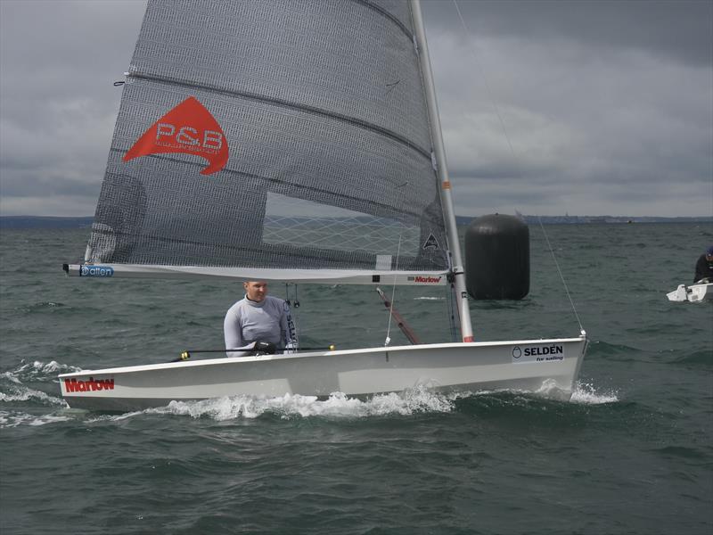 Oliver Davenport finishes third in the Selden Solo Nationals at Hayling Island - photo © Will Loy