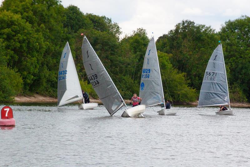 Cole Briscoe during the Shustoke Solo Open photo copyright Paul Collins taken at Shustoke Sailing Club and featuring the Solo class