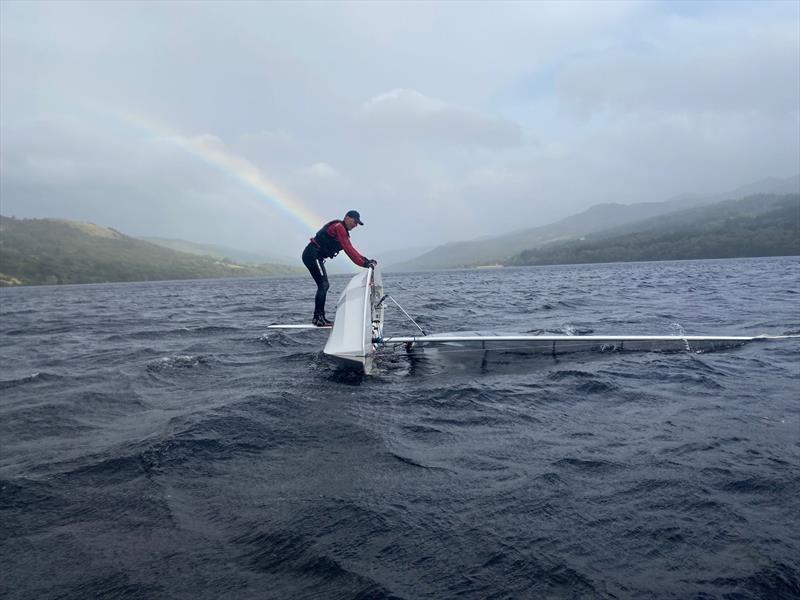 HD Sails Scottish Solo Travellers at Loch Tummel photo copyright Ian Lavery taken at Loch Tummel Sailing Club and featuring the Solo class