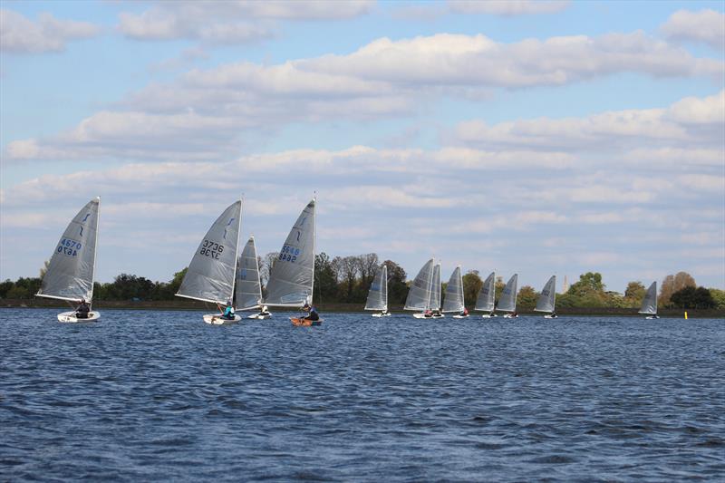 Solo class Thames Valley Series at Island Barn photo copyright Kirsten Marley taken at Island Barn Reservoir Sailing Club and featuring the Solo class