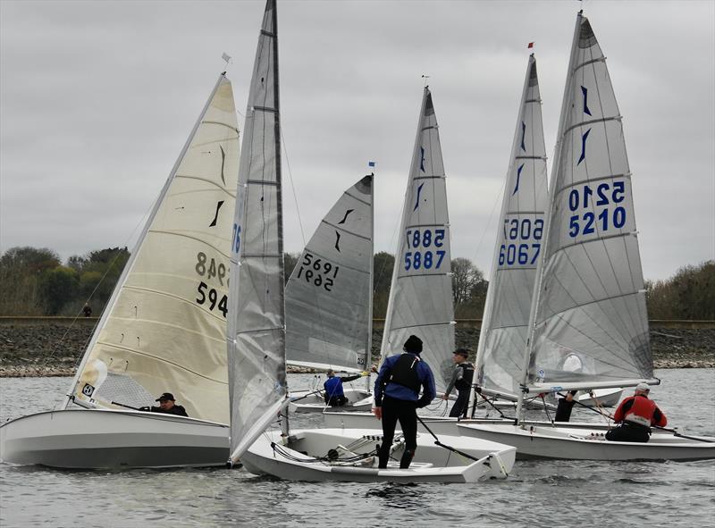 Event winner and Class President Guy Mayger in 5691 evades the pack and the camera during the Solo Class End of Season Championship 2024 photo copyright Will Loy taken at Draycote Water Sailing Club and featuring the Solo class