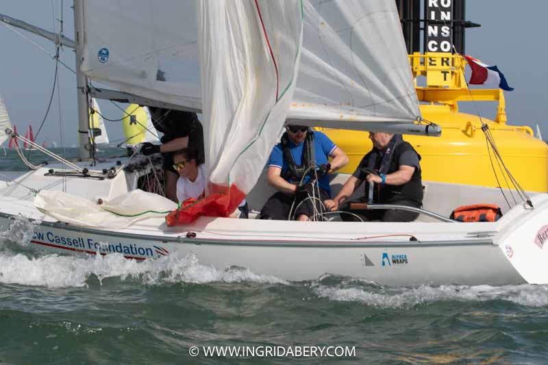 Cowes Week day 5 photo copyright Ingrid Abery / www.ingridabery.com taken at Cowes Combined Clubs and featuring the Sonar class