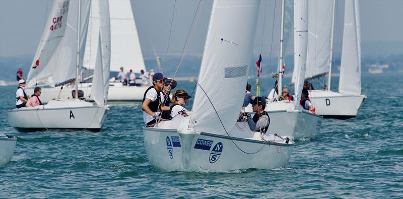 Cowes Week day 6 photo copyright Tom Hicks / www.solentaction.com taken at Cowes Combined Clubs and featuring the Sonar class