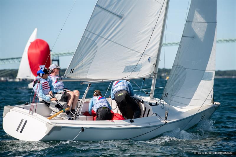 Corinthian Yacht Club team photo copyright Paul Todd / www.outsideimages.com taken at New York Yacht Club and featuring the Sonar class