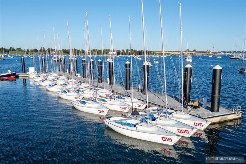 Monday practice day for the teams - The Resolute Cup photo copyright Paul Todd / Outside Images taken at New York Yacht Club and featuring the Sonar class