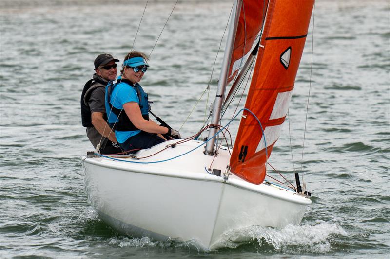 Micky Wright and Alex Porteous win the Squib class Jimmy Starling Trophy at Burnham photo copyright Petru Balau Sports Photography / sports.hub47.com taken at Burnham Sailing Club and featuring the Squib class