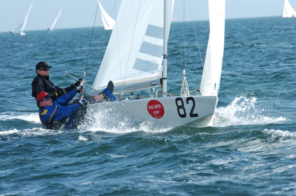 Mark Reynolds & Christian Finnsgard lead after day three of the 79th Bacardi Cup Star Class Regatta photo copyright Alex Gort taken at  and featuring the Star class