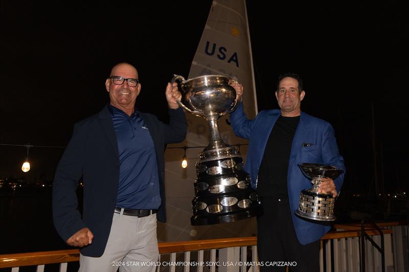 John Kostecki and Austin Sperry win the 2024 Star World Championship photo copyright Matias Capizzano taken at San Diego Yacht Club and featuring the Star class