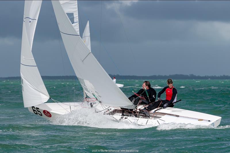 Peter O'Leary and Joost Houweling on day 2 of the 98th Bacardi Cup Invitational Regatta 2025 - photo © Marina Semenova