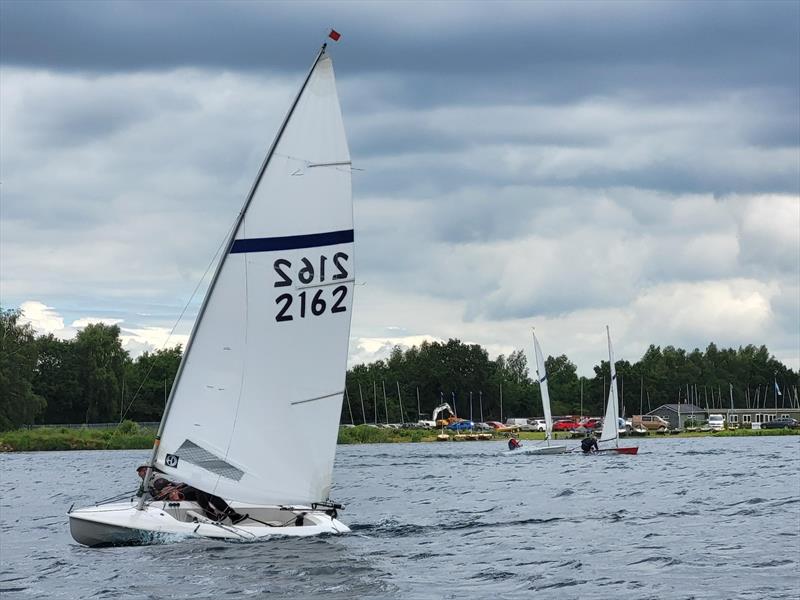 Steve Hanby finishes 4th overall in the Streaker Northern Championship at Hykeham photo copyright Sam Davy taken at Hykeham Sailing Club and featuring the Streaker class