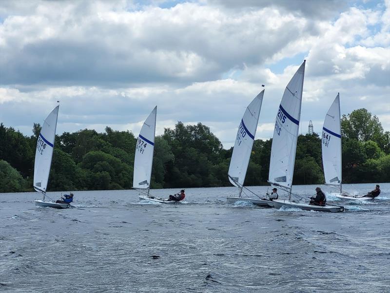 Fast reaches during the Streaker Northern Championship at Hykeham photo copyright Sam Davy taken at Hykeham Sailing Club and featuring the Streaker class