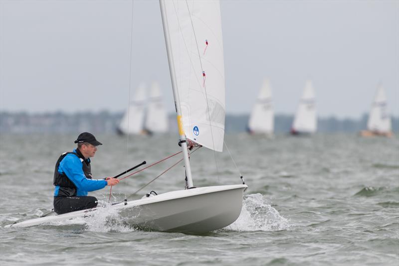 Martin Penty second in race 2 on day 1 of the Noble Marine Streaker National Championship at Stone Sailing Club photo copyright Paul Sanwell / OPP taken at Stone Sailing Club and featuring the Streaker class