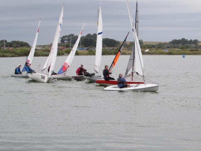 Border Counties Midweek Sailing at Shotwick Lake - Starboard approach photo copyright Brian Herring taken at Shotwick Lake Sailing and featuring the Streaker class