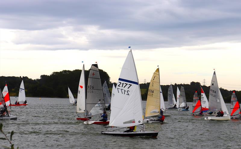 Border Counties Midweek Sailing at Shotwick Lake - They're away! photo copyright Geoff Weir taken at Shotwick Lake Sailing and featuring the Streaker class