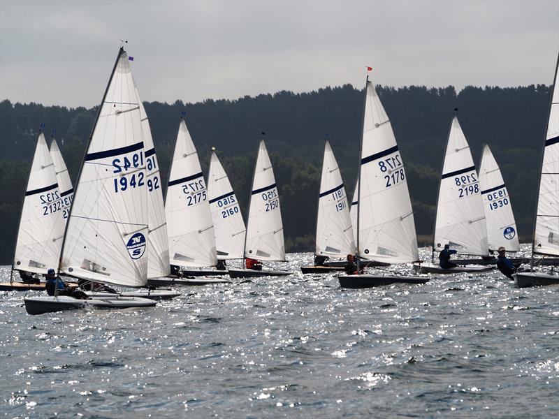 Tight racing - Hartley Boats Streaker Inlands at Carsington photo copyright Theo Holmes taken at Carsington Sailing Club and featuring the Streaker class