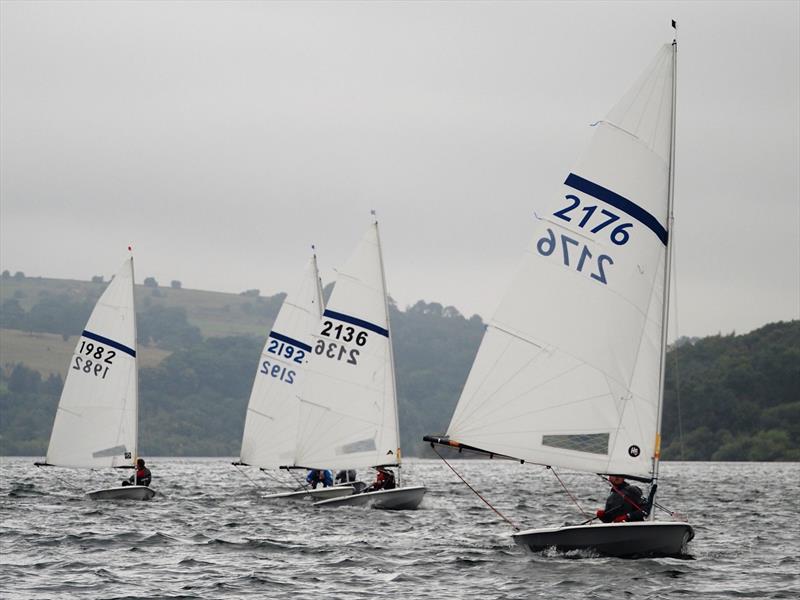 Sam McKay leads race 4 - Hartley Boats Streaker Inlands at Carsington photo copyright Theo Holmes taken at Carsington Sailing Club and featuring the Streaker class