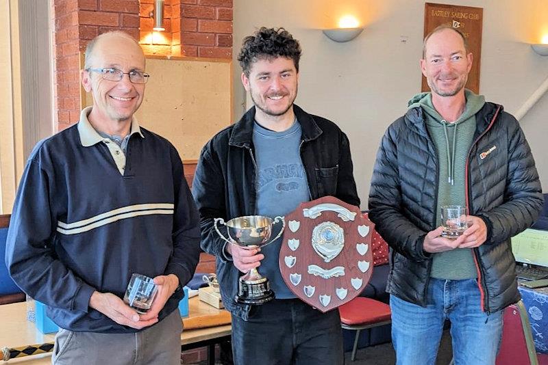 (L-R) Alan Bishop, Sam McKay and Steve Blackburn - Streaker Southern Championship at Bartley photo copyright Sue Firth taken at Bartley Sailing Club and featuring the Streaker class