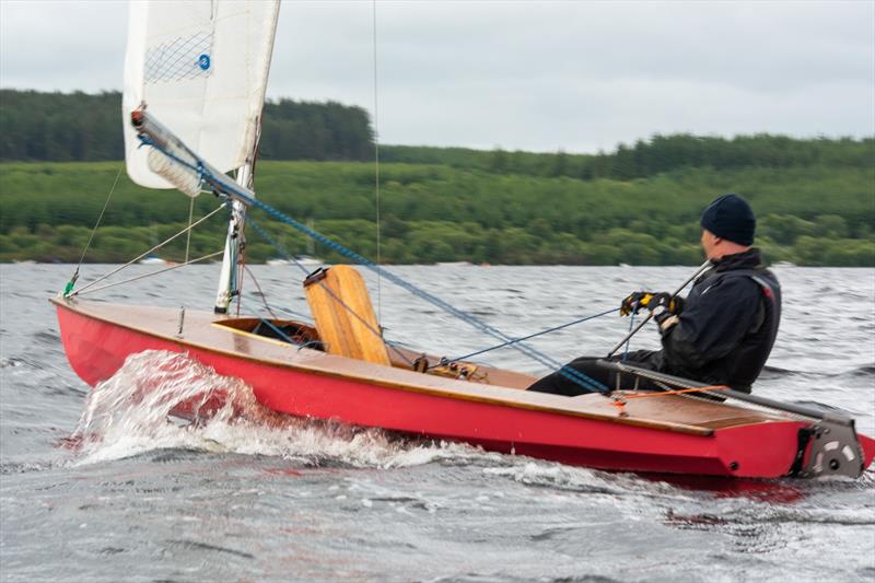 3rd Overall Paul Newman in his Streaker during the Border Counties Midweek Sailing Series at Llyn Brenig photo copyright Pete Chambers taken at Llyn Brenig Sailing Club and featuring the Streaker class