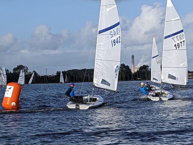 Gybe mark during the Streaker End of Season Championships at Beaver Sailing Club - photo © Pete Fletcher