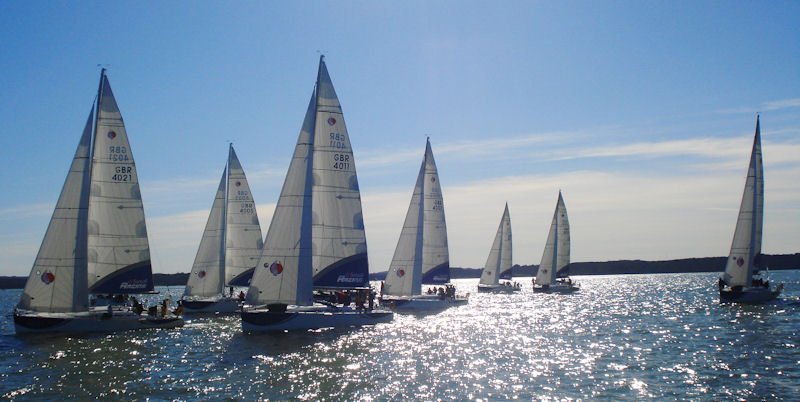 Sunsail Racing Series action photo copyright Sunsail Racing taken at  and featuring the Sunsail F40 class