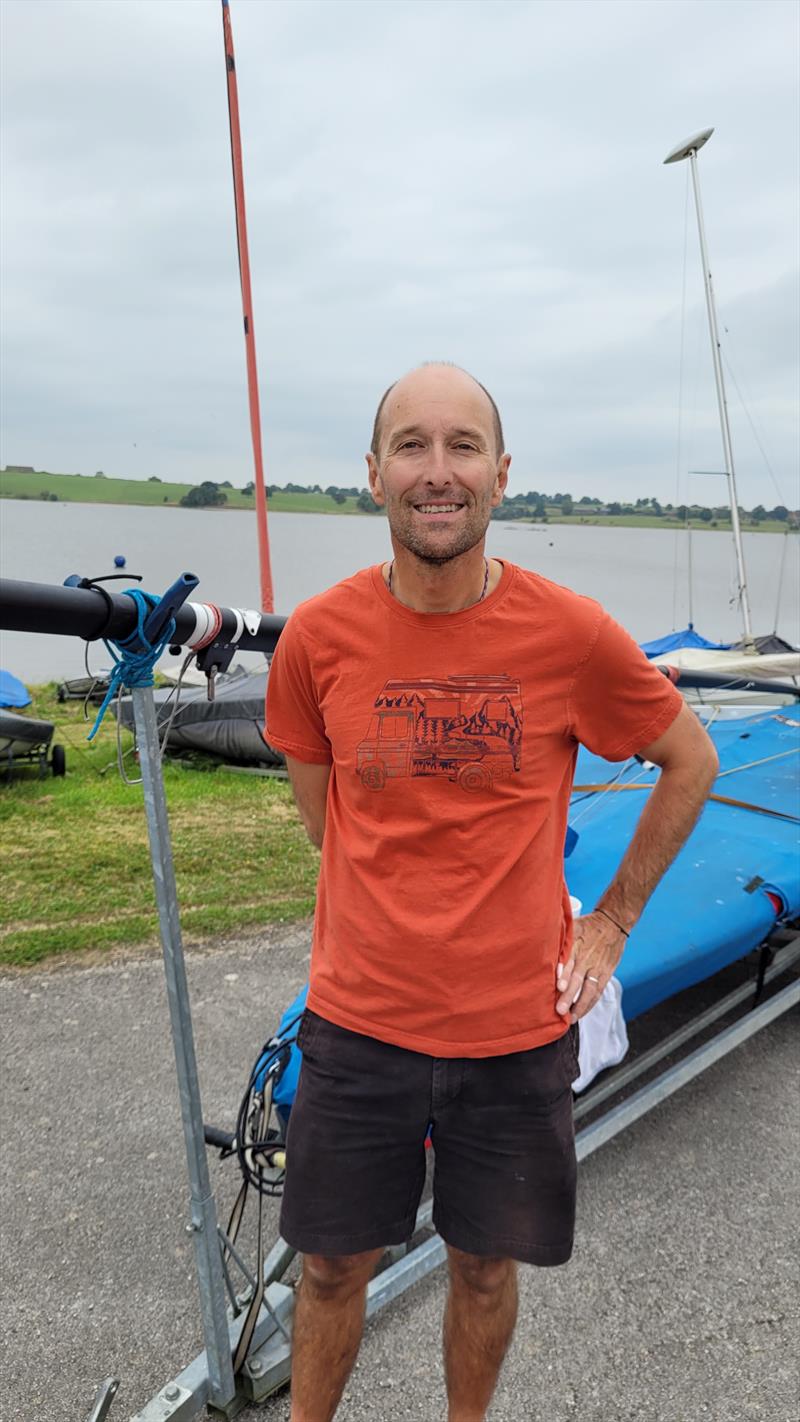 Cliff Milliner wins the Supernova Inlands at Blithfield photo copyright Neil David taken at Blithfield Sailing Club and featuring the Supernova class