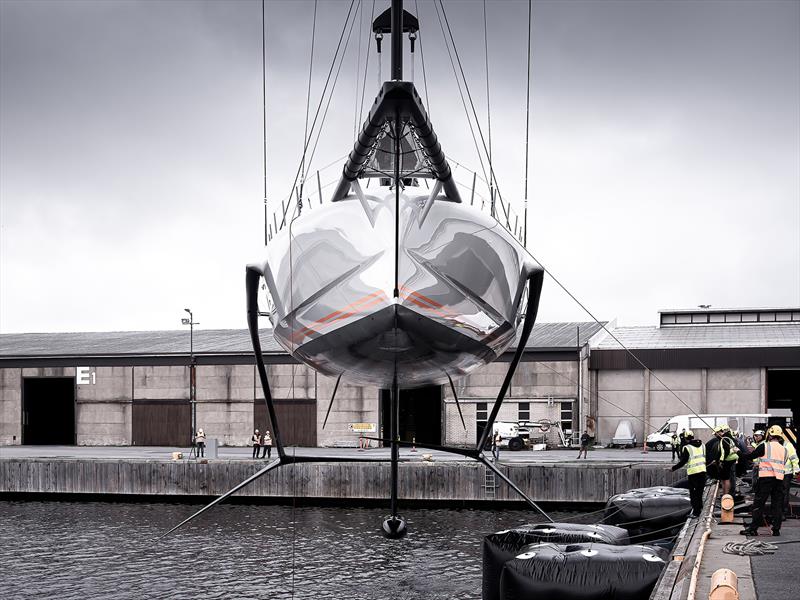 Baltic 111 Custom foil-assisted superyacht 'Raven' - an array of appendages including twin rudders, side arms, foils and fixed keel on show prior to launch - photo © Tom van Oossanen