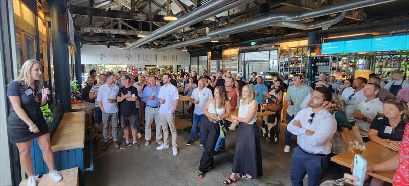 Out of the 50 visiting superyachts in New Zealand, organisers were delighted to have close to 40 represented at the welcome function photo copyright NZ Marine taken at Royal New Zealand Yacht Squadron and featuring the Superyacht class