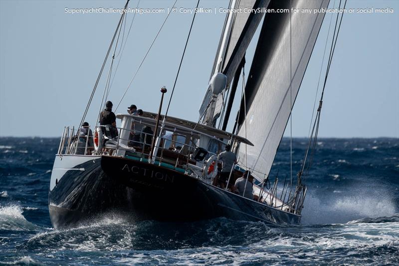 121ft (37m) Dykstra sloop Action - photo © Cory Silken