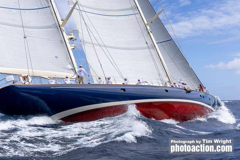 German Frers 140ft (42m) ketch Rebecca - photo © Tim Wright / Photoaction.com