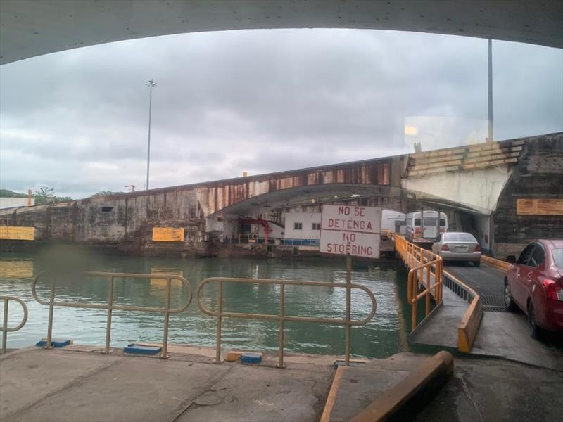 Our first glimpse of canal workings on the run to Colon photo copyright SV Taipan taken at  and featuring the Taipan class