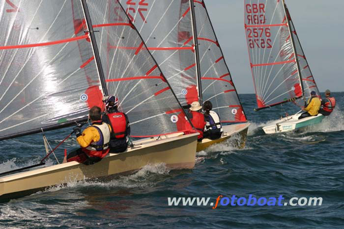 46 Tasars for the nationals at Babbacombe photo copyright Heather Davies / www.fotoboat.com taken at Babbacombe Corinthian Sailing Club and featuring the Tasar class