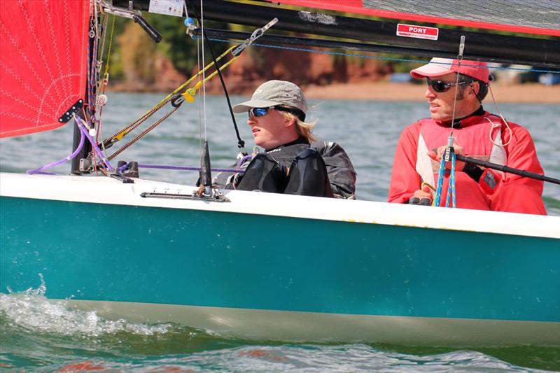 Team Davies at the Teign Dinghy Regatta photo copyright Heather Davies taken at Teign Corinthian Yacht Club and featuring the Tasar class