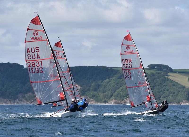 Tasar Nationals at Porthpean photo copyright Ken Fobbester taken at Porthpean Sailing Club and featuring the Tasar class