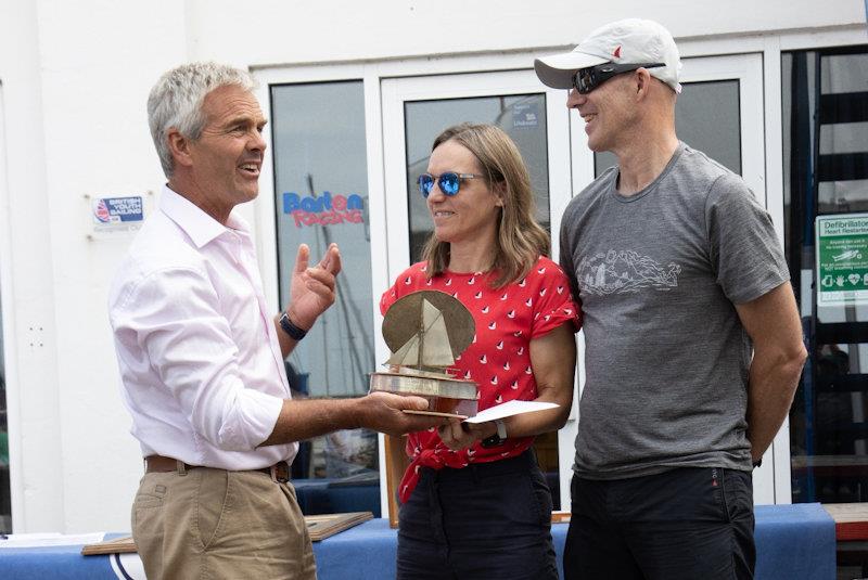 Overall winners, Rick and Sarah Perkins - Whitstable Week photo copyright Louise Provan taken at Whitstable Yacht Club and featuring the Tasar class