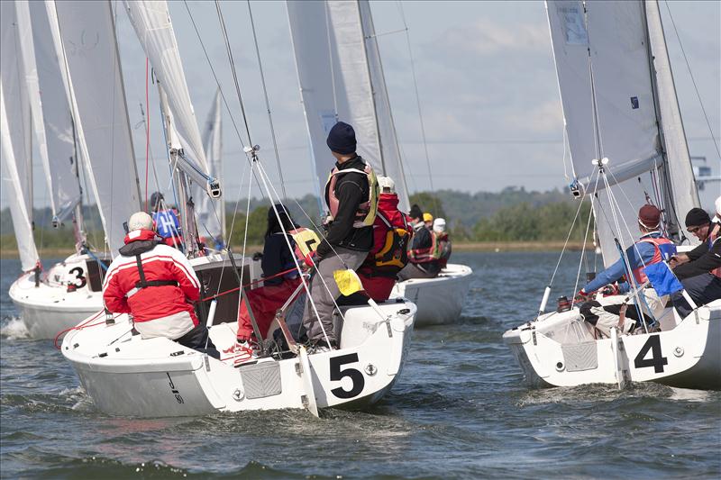 Royal Thames Cumberland Cup day 2 photo copyright Claire Matches / www.clairematches.com taken at Royal Thames Yacht Club and featuring the Team Racing class