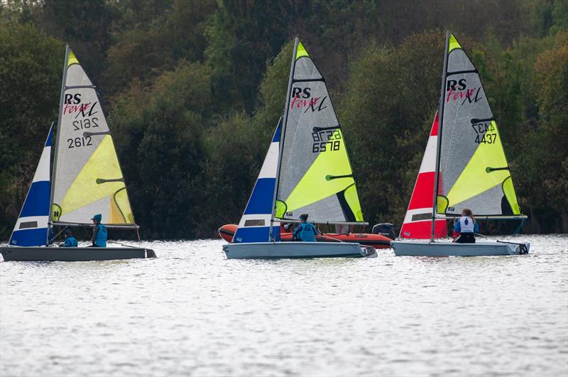 Close racing - NEYYSA Team Racing Championship at Ripon photo copyright Dave Wood  taken at Ripon Sailing Club and featuring the Team Racing class