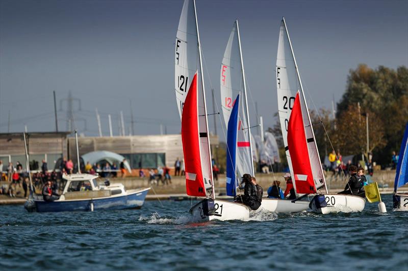 Team racing at Oxford photo copyright Paul Wyeth / www.pwpictures.com taken at Oxford Sailing Club and featuring the Team Racing class