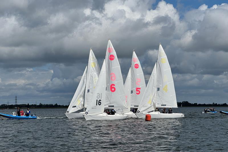 UK Women's Keelboat Team Racing Championship for the Lochan Cup photo copyright Royal Thames YC taken at Queen Mary Sailing Club and featuring the Team Racing class