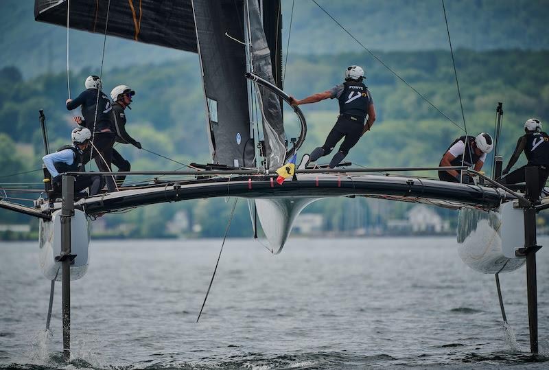 TF35 Nyon Cup 2024 photo copyright Loris Von Siebenthal taken at Société Nautique de Nyon and featuring the TF35 class