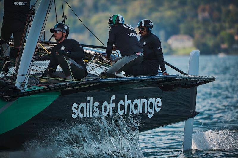 TF35 Realstone Cup for Léman Hope Day 1 photo copyright Loris Von Siebenthal taken at Société Nautique de Genève and featuring the TF35 class