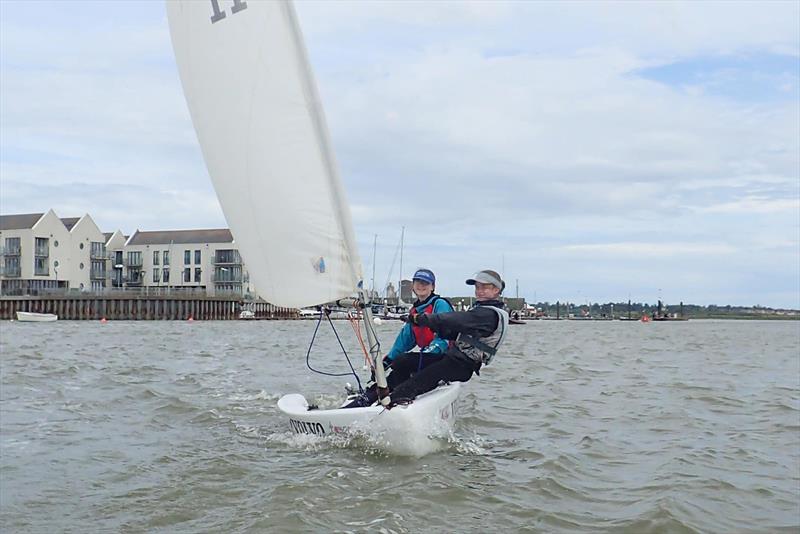 Brightlingsea Sailing Club's Bank Holiday Time Trials  photo copyright Tim and Donna Bees taken at Brightlingsea Sailing Club and featuring the Topaz class