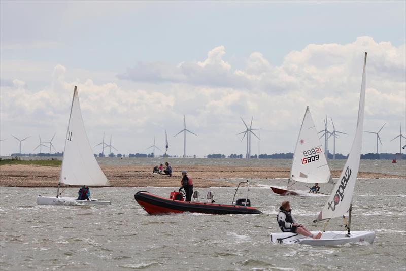 Brightlingsea Sailing Club's Bank Holiday Time Trials  photo copyright Tim and Donna Bees taken at Brightlingsea Sailing Club and featuring the Topaz class