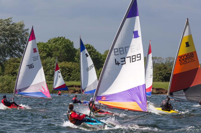 Toppers at the NCSC Regatta photo copyright David Eberlin taken at Notts County Sailing Club and featuring the Topper class