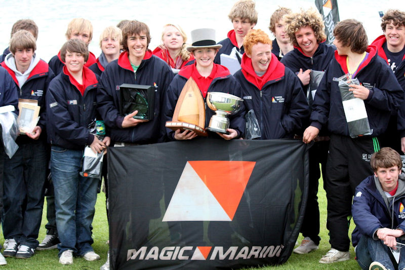 Magic Marine Topper Inlands prizewinners photo copyright Tim Yeates taken at Grafham Water Sailing Club and featuring the Topper class