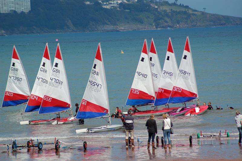 Toppers at Paignton photo copyright Adam McElroy taken at Paignton Sailing Club and featuring the Topper class