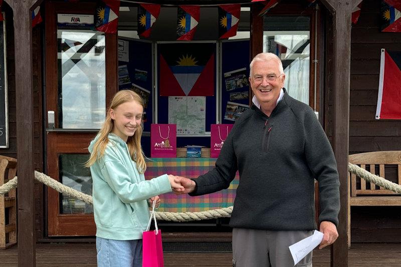 Penny Davis, 1st junior - 11th Antigua Sailing Day Regatta at St Edmundsbury photo copyright Mike Steele taken at St Edmundsbury Sailing & Canoeing Association and featuring the Topper class