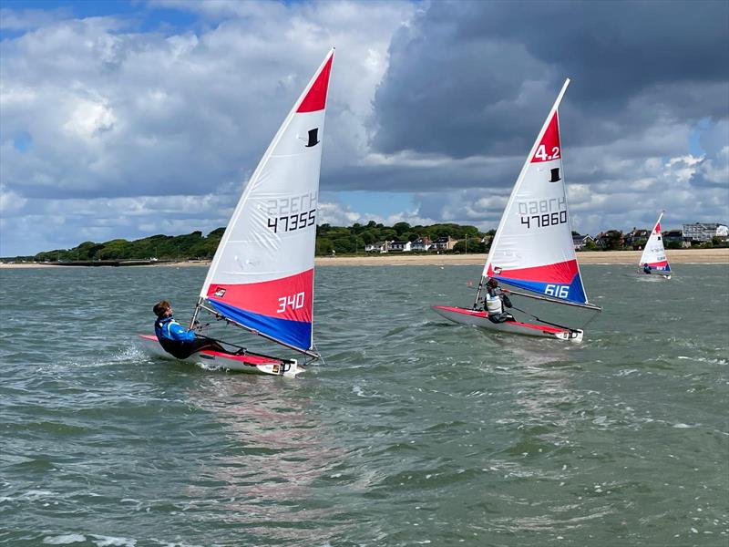 Rooster Southern Topper Traveller Series at Stokes Bay - photo © Bruce Keen