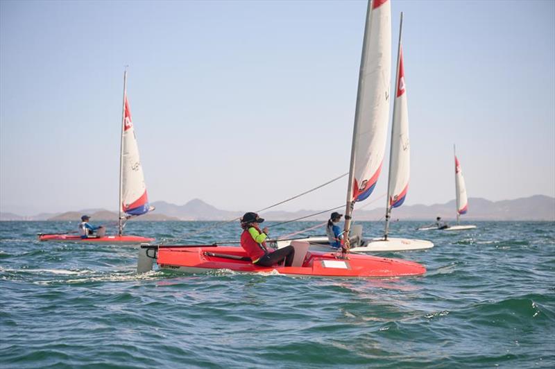 International Topper 4.2 and 5.3 Worlds 2024 at Mar Menor photo copyright Phill Williams taken at  and featuring the Topper class